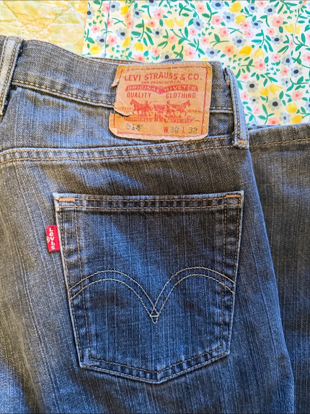 Levi's Men's Blue Slim Straight Denim Jeans